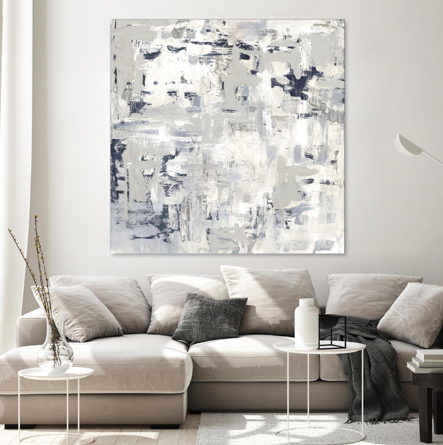 Crisscross by PI Studio on GIANT ART - blue abstract