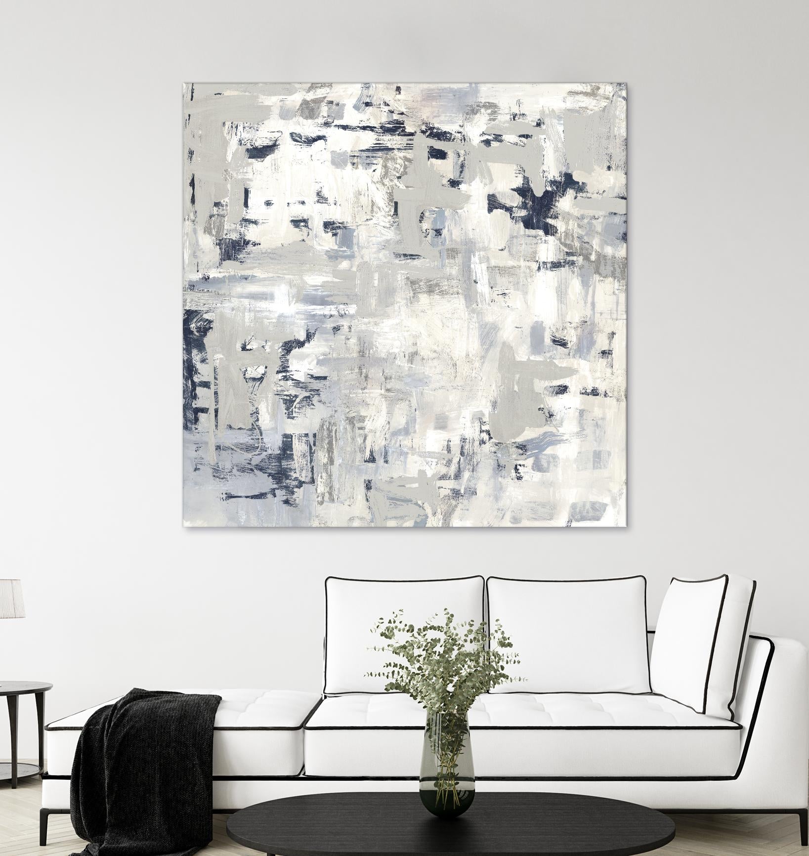 Crisscross by PI Studio on GIANT ART - blue abstract
