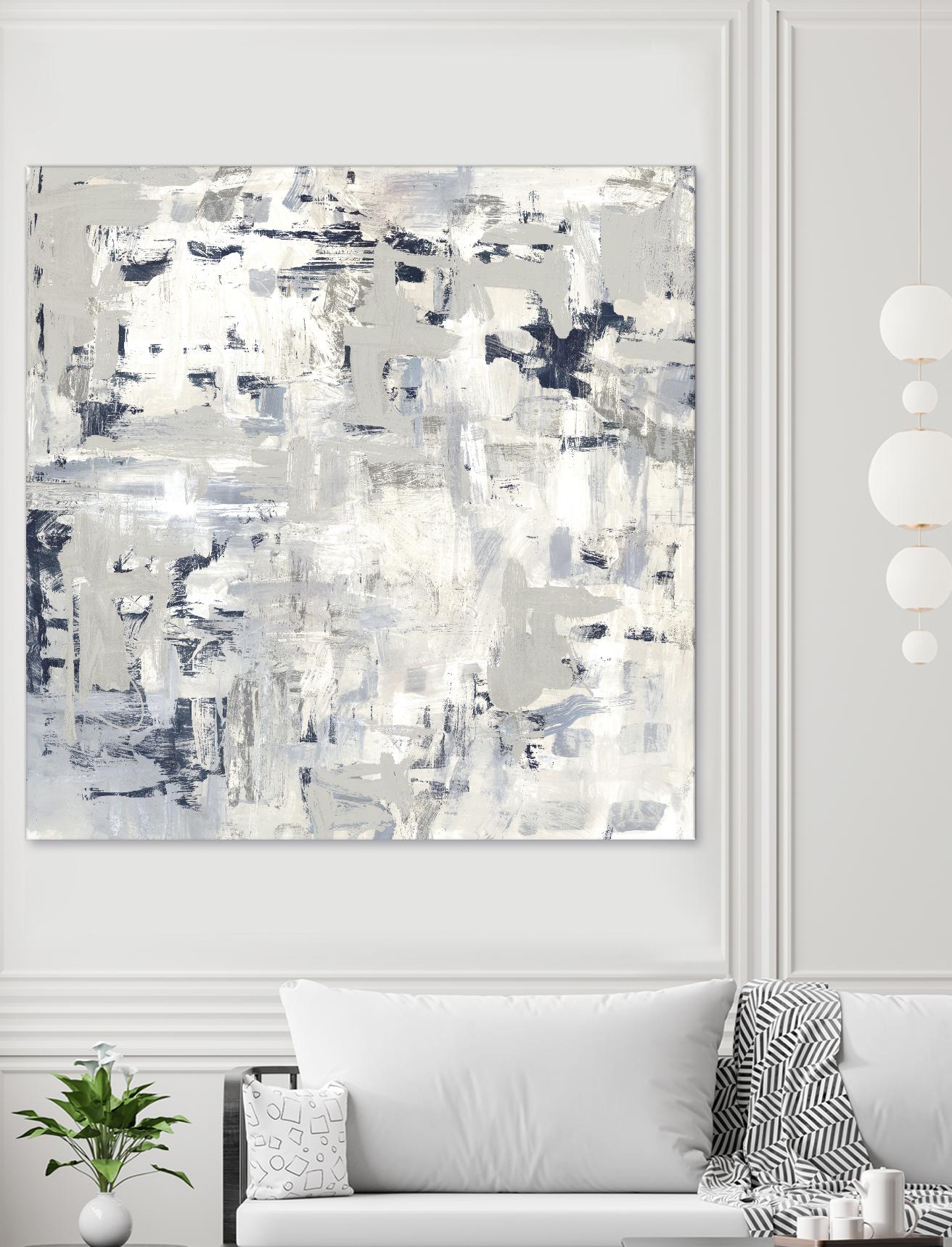 Crisscross by PI Studio on GIANT ART - blue abstract