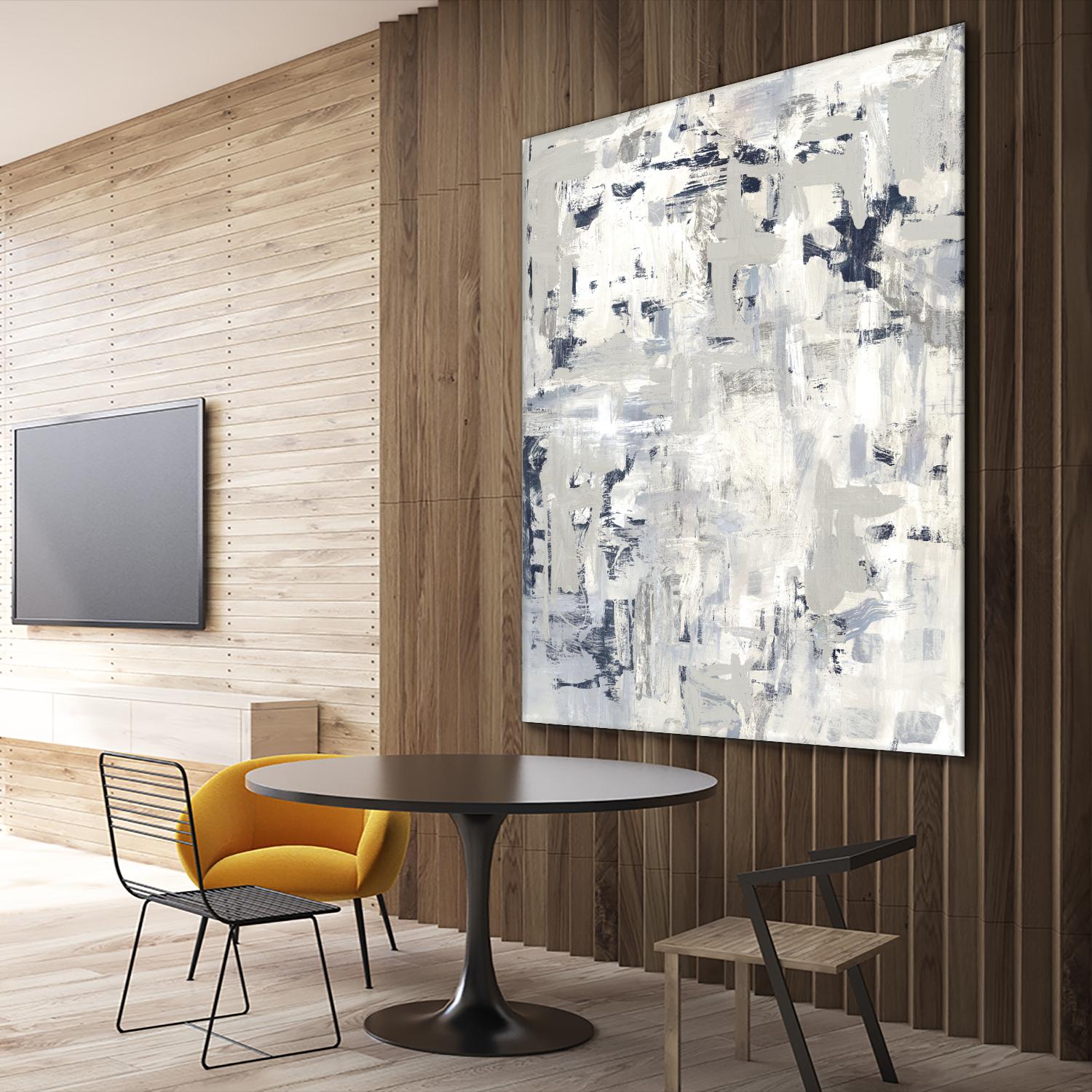 Crisscross by PI Studio on GIANT ART - blue abstract