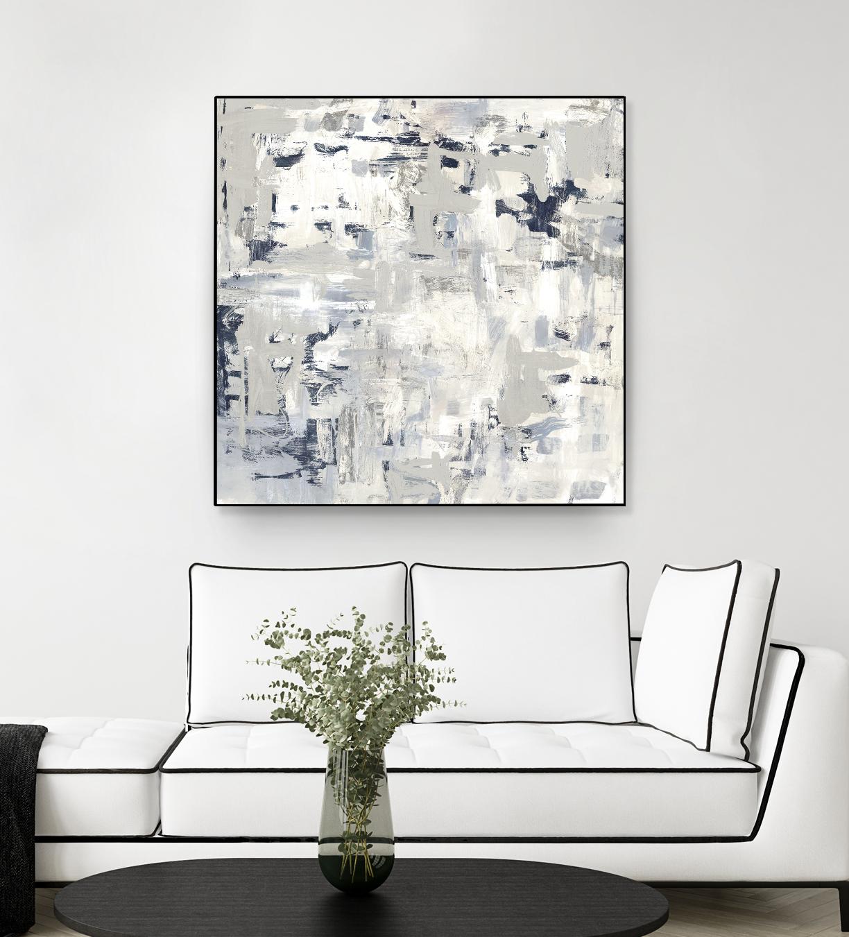 Crisscross by PI Studio on GIANT ART - blue abstract