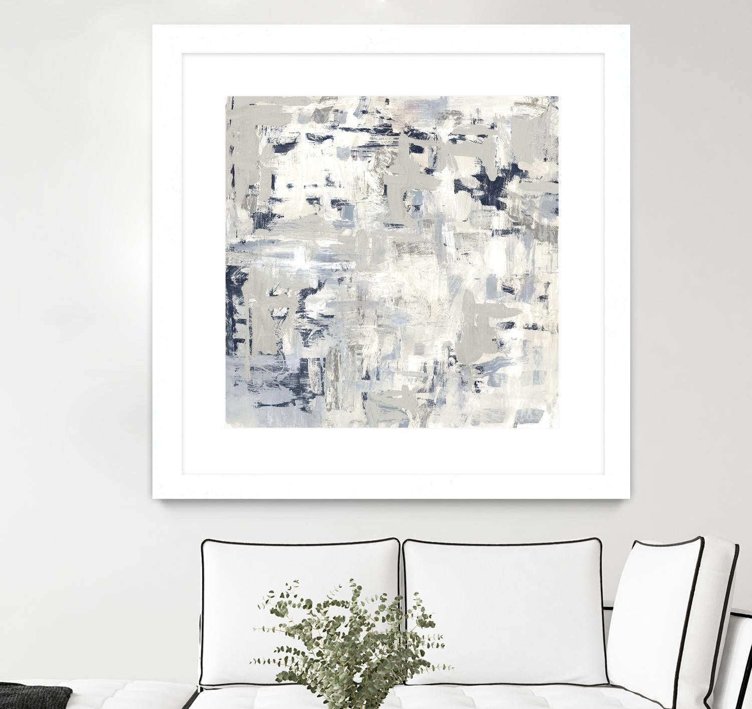 Crisscross by PI Studio on GIANT ART - blue abstract