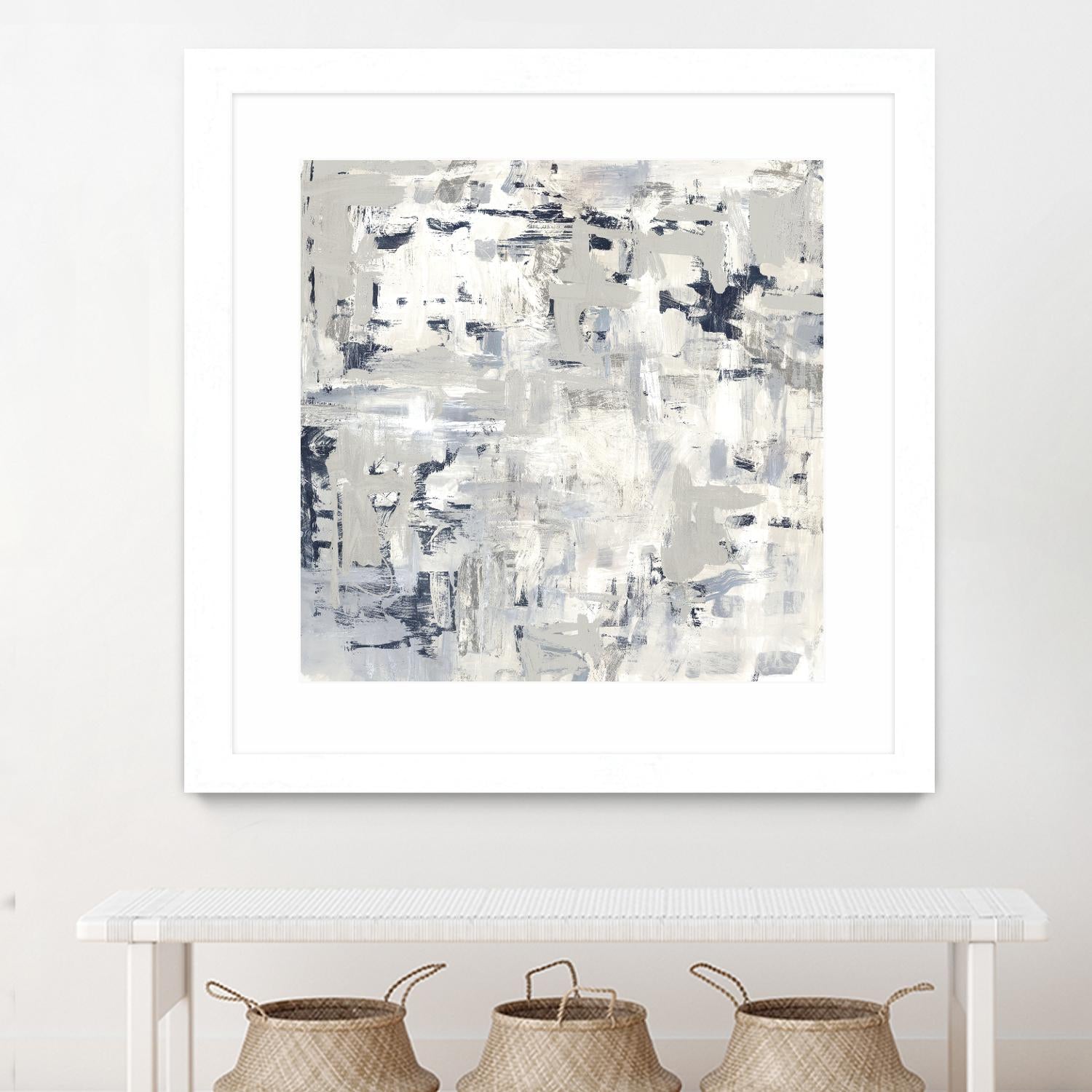 Crisscross by PI Studio on GIANT ART - blue abstract