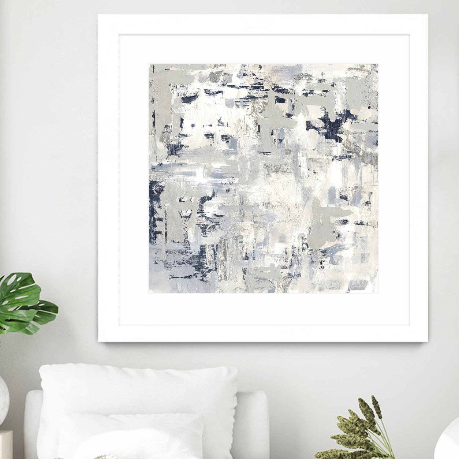 Crisscross by PI Studio on GIANT ART - blue abstract