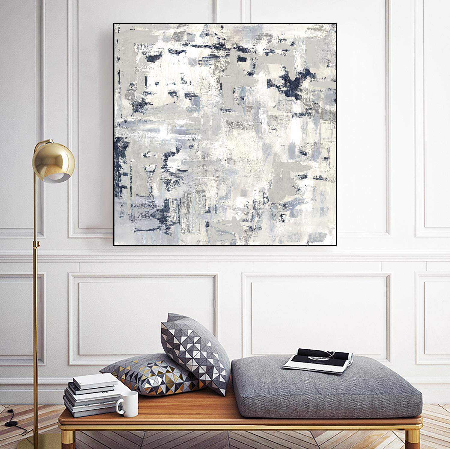 Crisscross by PI Studio on GIANT ART - blue abstract