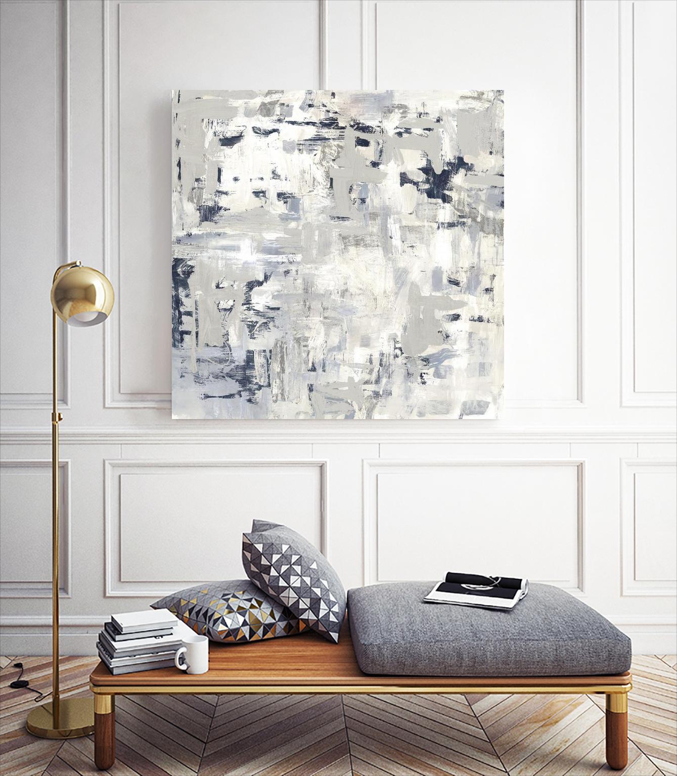 Crisscross by PI Studio on GIANT ART - blue abstract