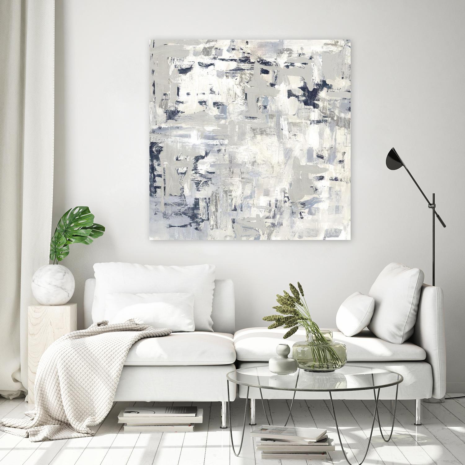 Crisscross by PI Studio on GIANT ART - blue abstract