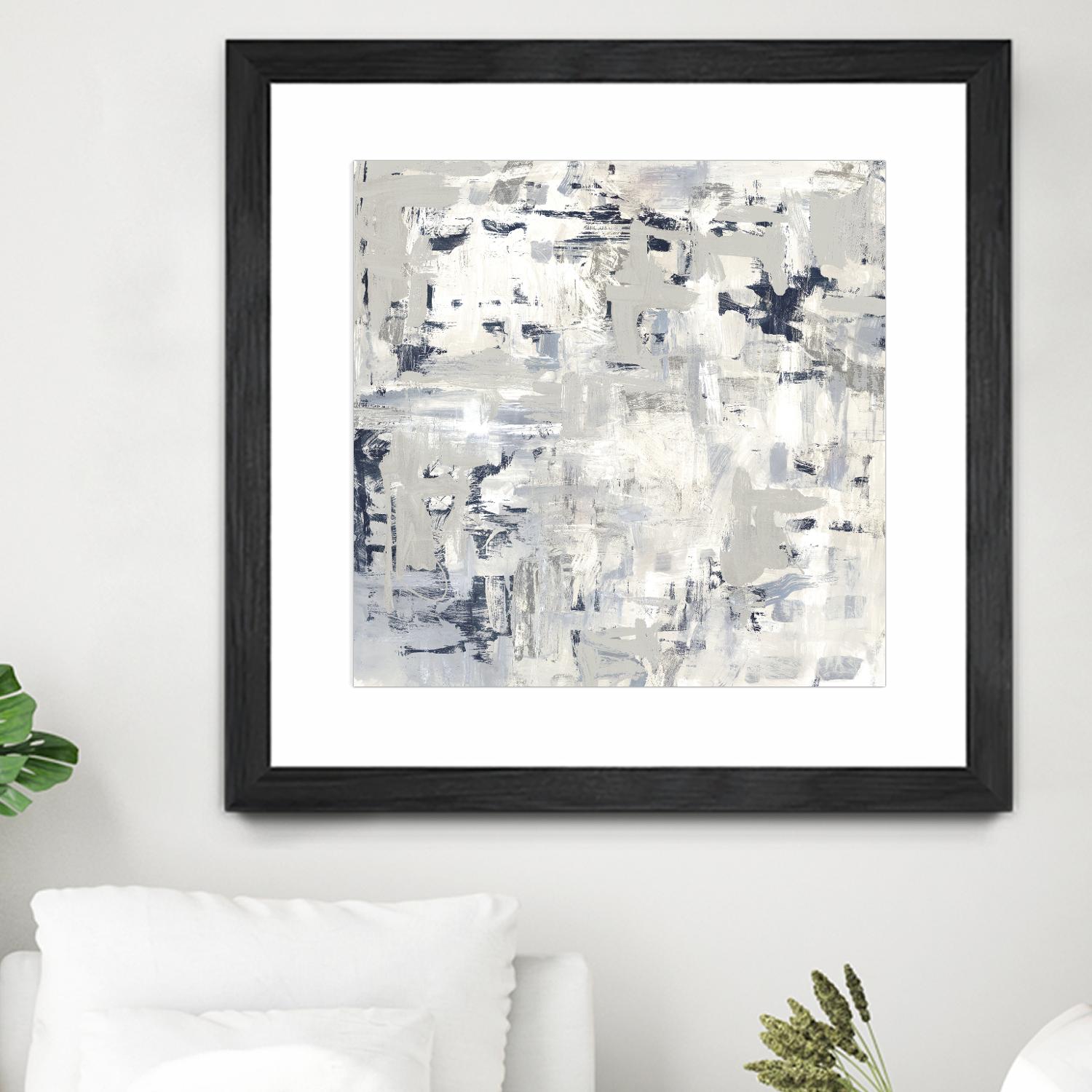 Crisscross by PI Studio on GIANT ART - blue abstract
