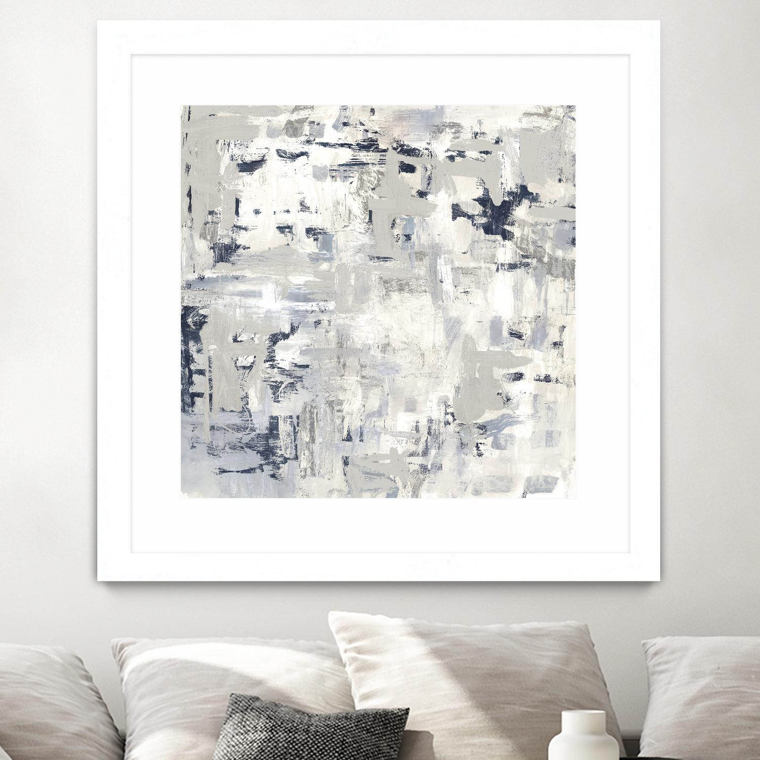 Crisscross by PI Studio on GIANT ART - blue abstract