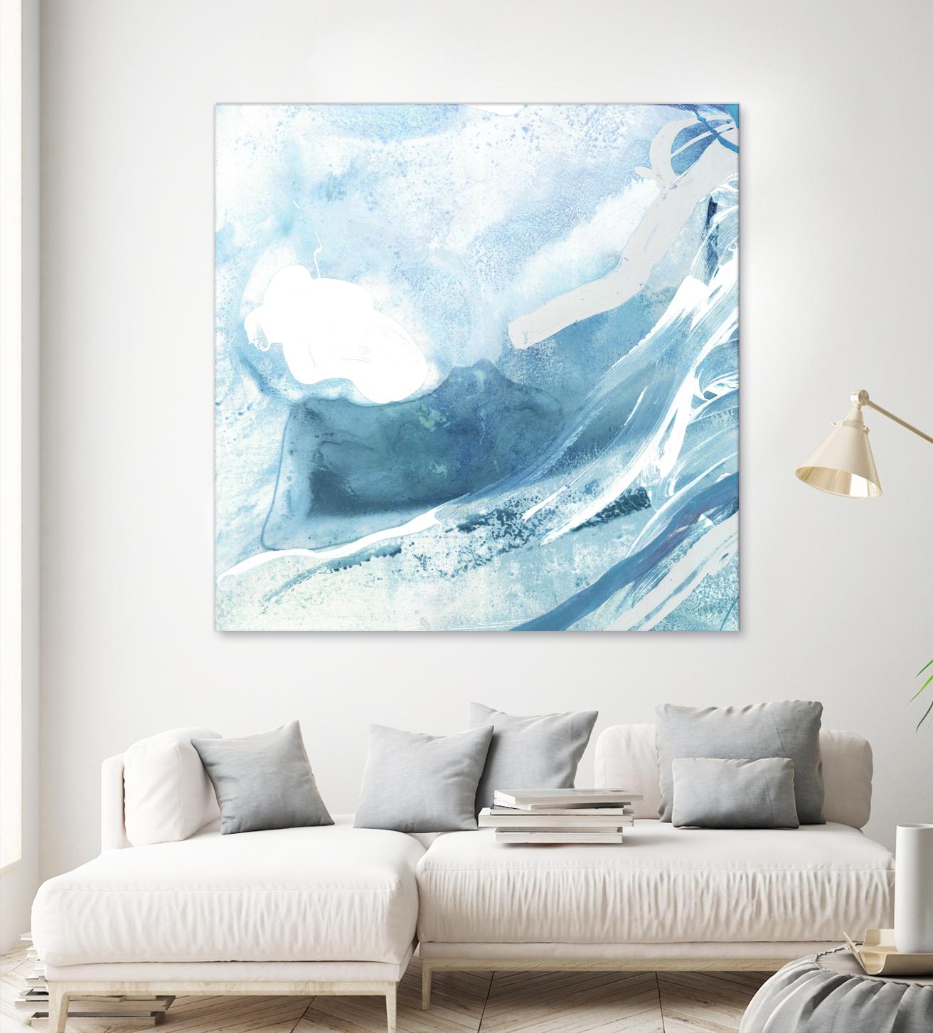 Water Pocket I by PI Studio on GIANT ART - white abstract