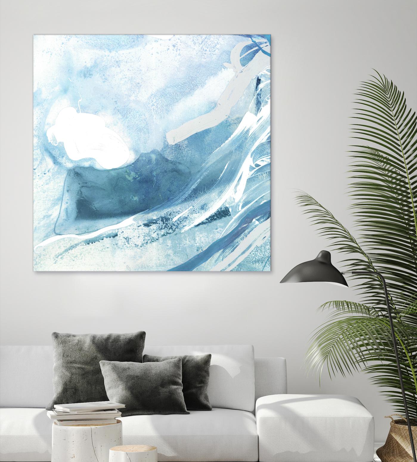 Water Pocket I by PI Studio on GIANT ART - white abstract