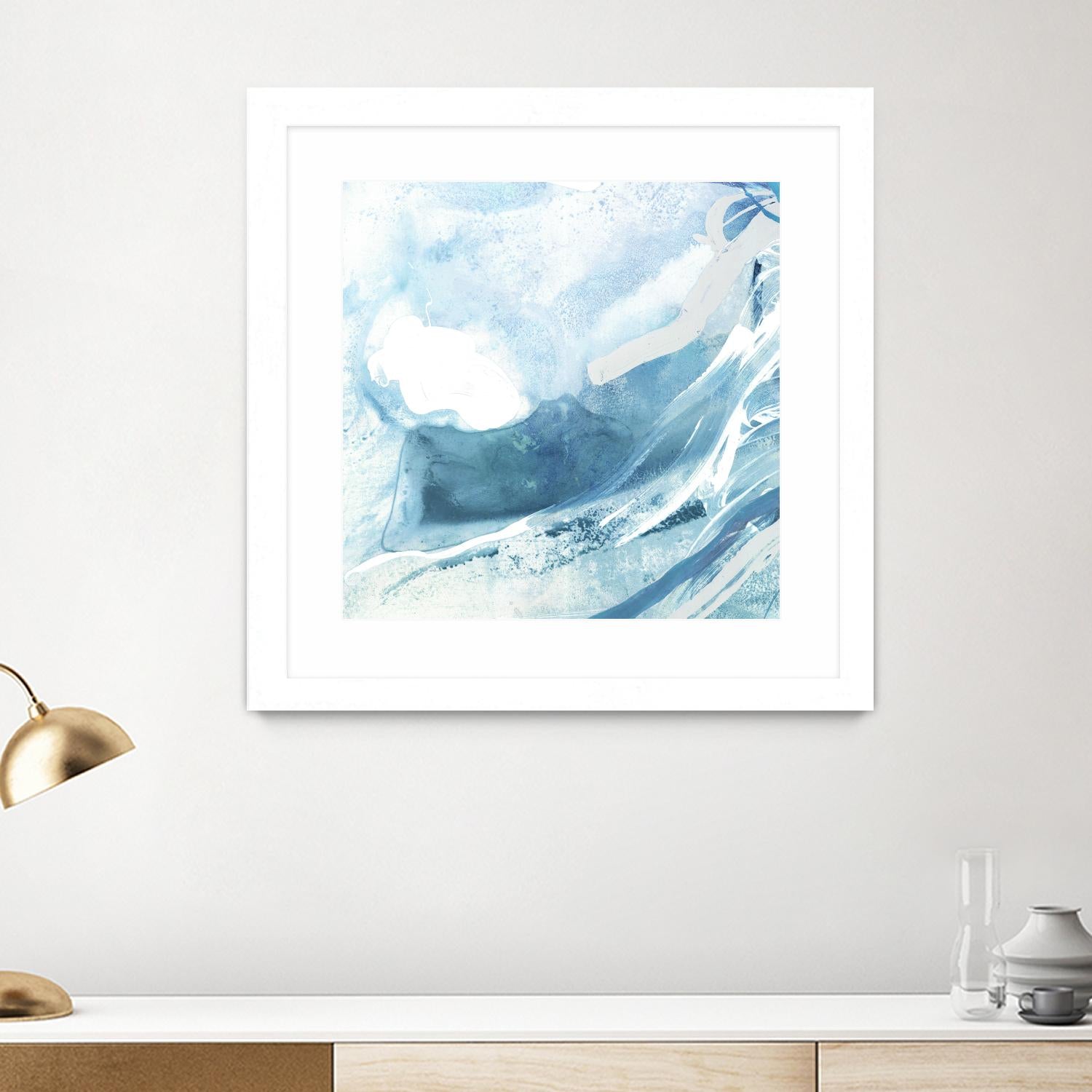 Water Pocket I by PI Studio on GIANT ART - white abstract