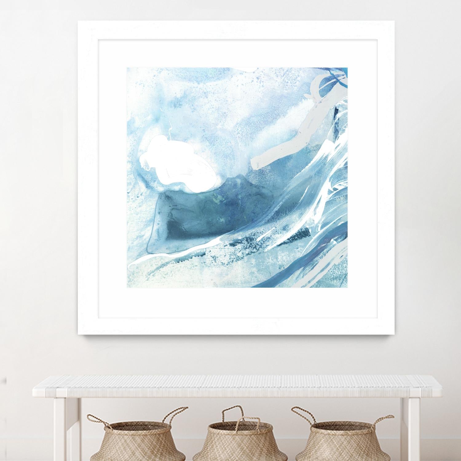 Water Pocket I by PI Studio on GIANT ART - white abstract