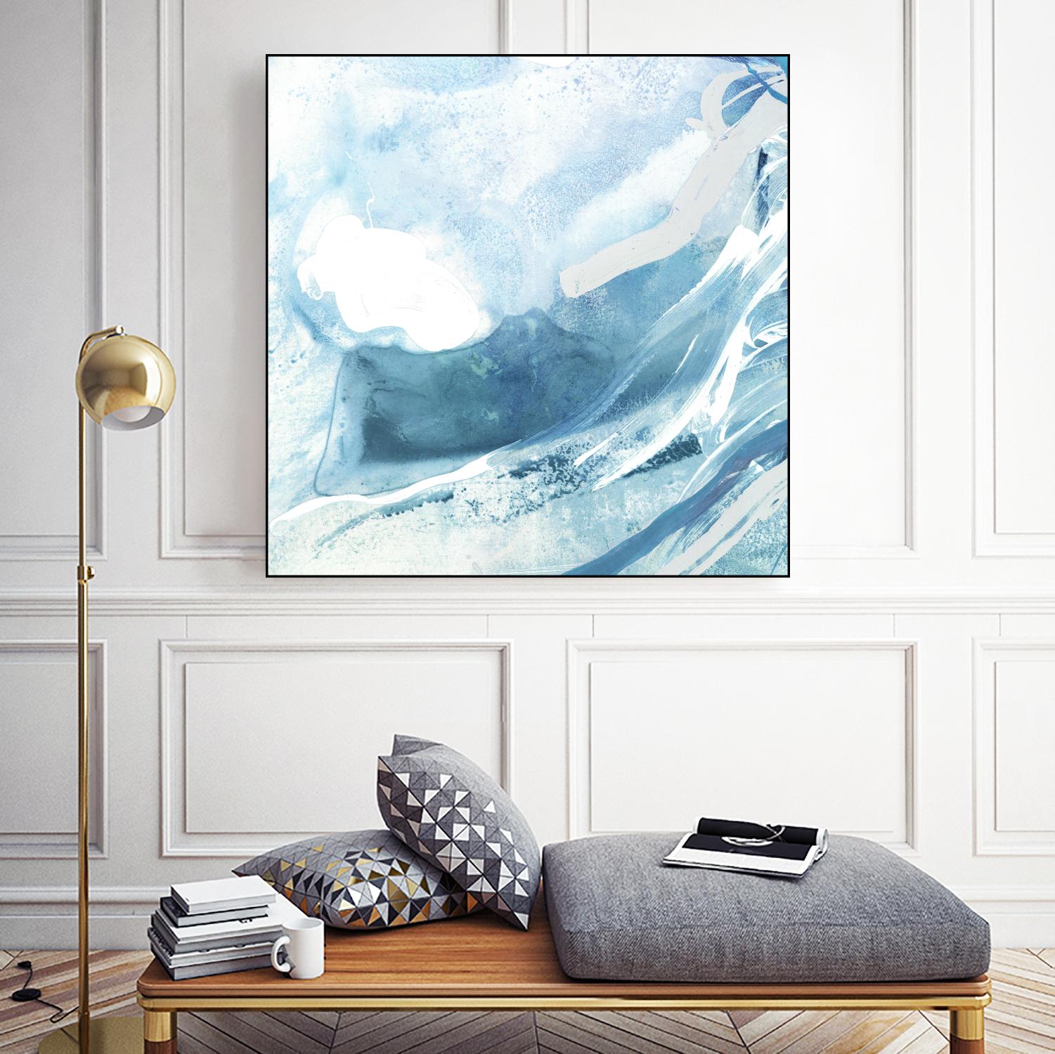 Water Pocket I by PI Studio on GIANT ART - white abstract