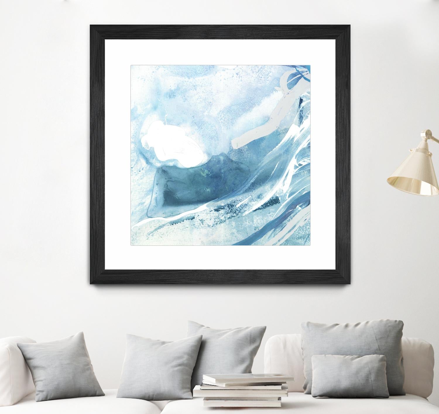 Water Pocket I by PI Studio on GIANT ART - white abstract