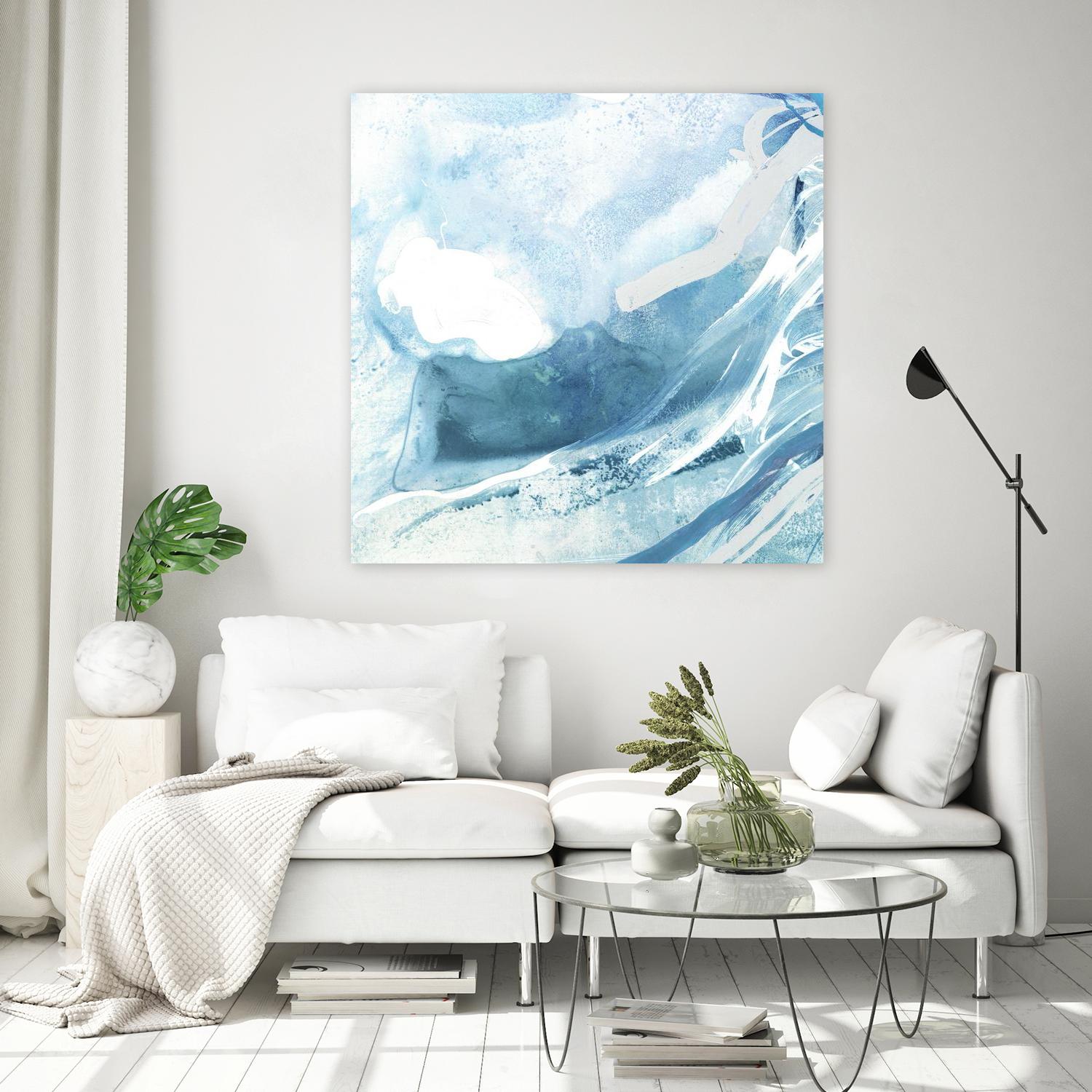 Water Pocket I by PI Studio on GIANT ART - white abstract