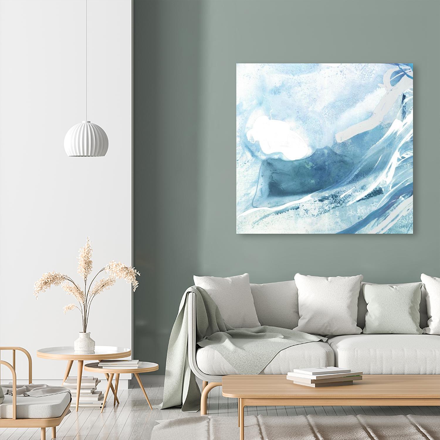 Water Pocket I by PI Studio on GIANT ART - white abstract