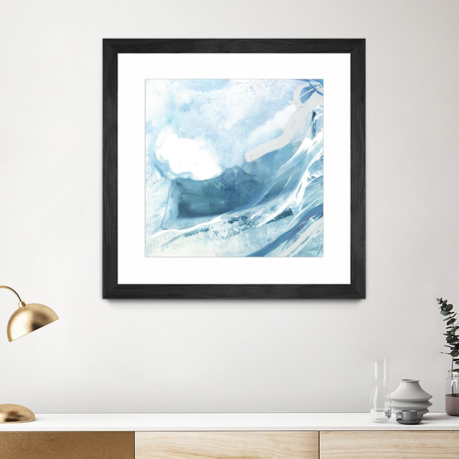 Water Pocket I by PI Studio on GIANT ART - white abstract