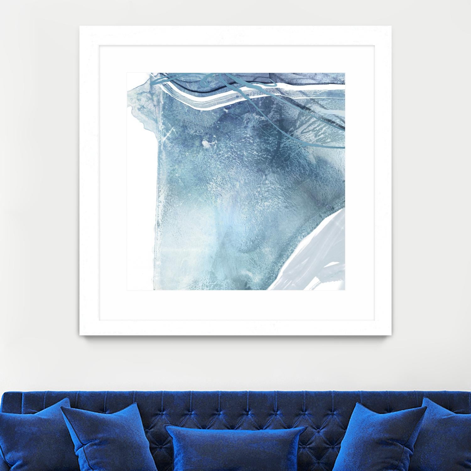 Water Pocket II by PI Studio on GIANT ART - white abstract