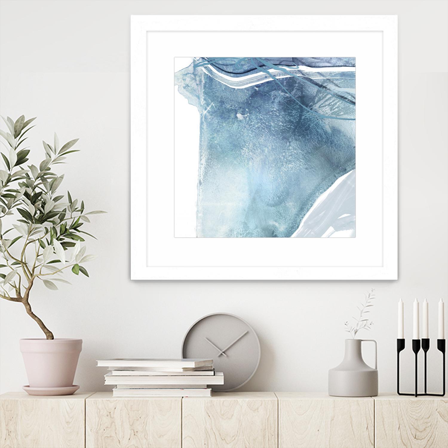 Water Pocket II by PI Studio on GIANT ART - white abstract