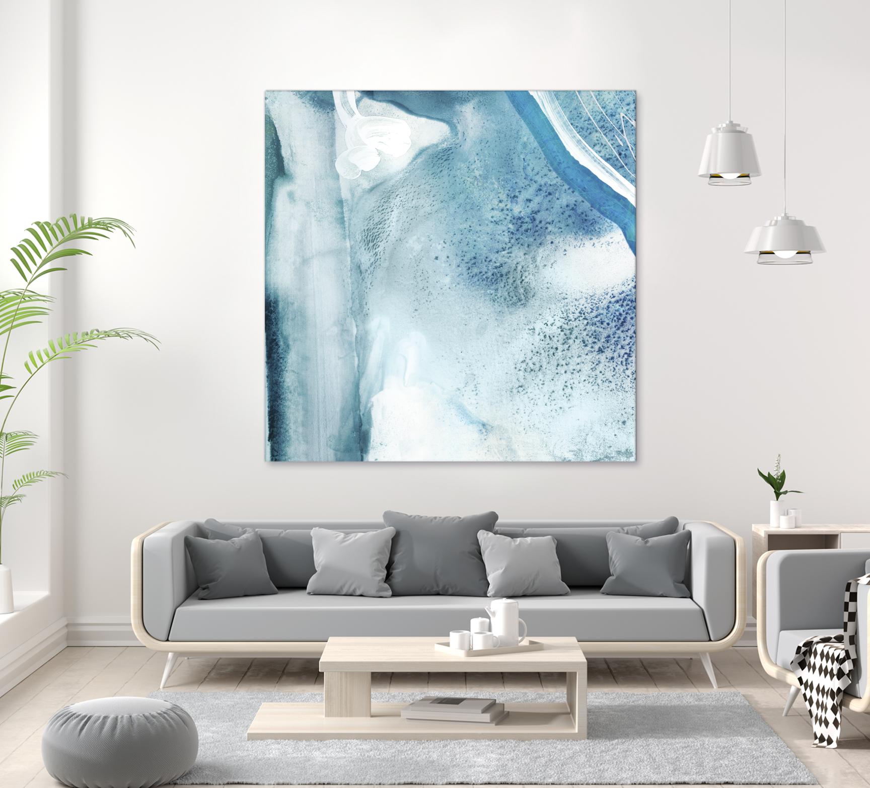Water Pocket IV by PI Studio on GIANT ART - white abstract