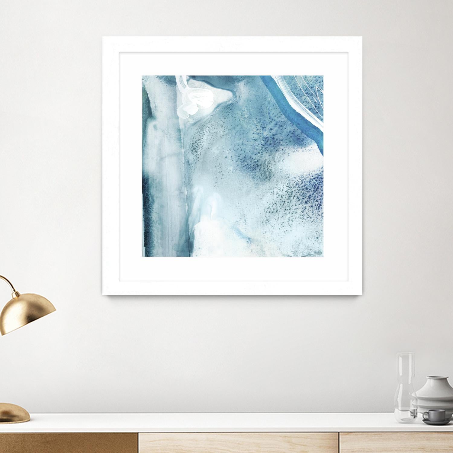 Water Pocket IV by PI Studio on GIANT ART - white abstract