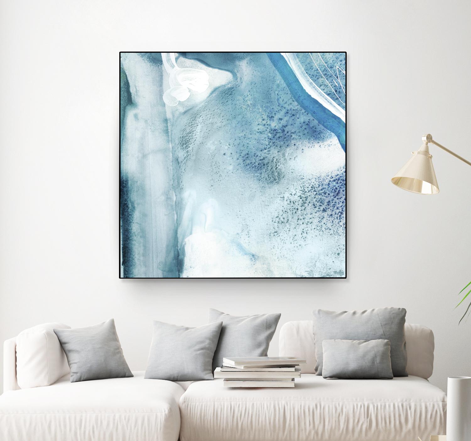 Water Pocket IV by PI Studio on GIANT ART - white abstract