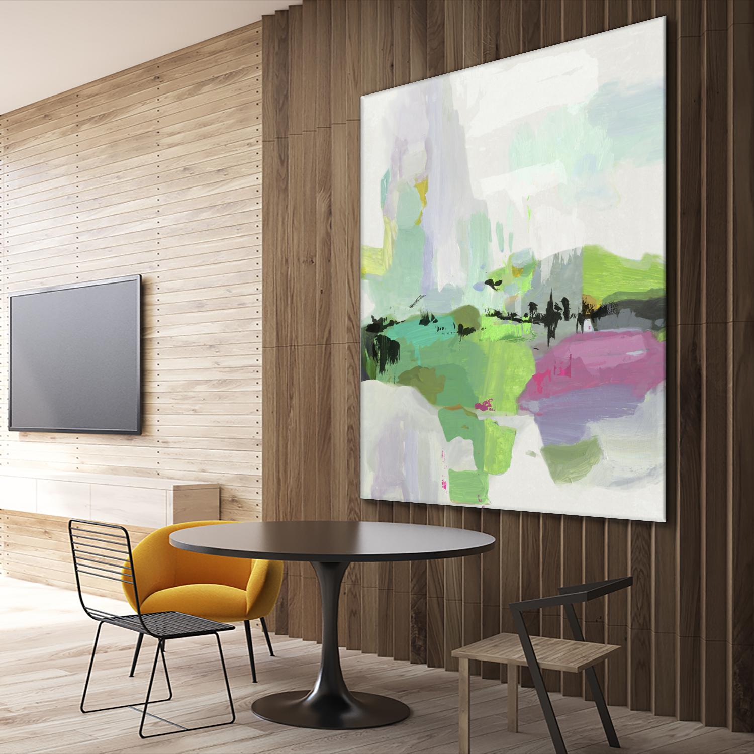 Abby Road by PI Studio on GIANT ART - green abstract