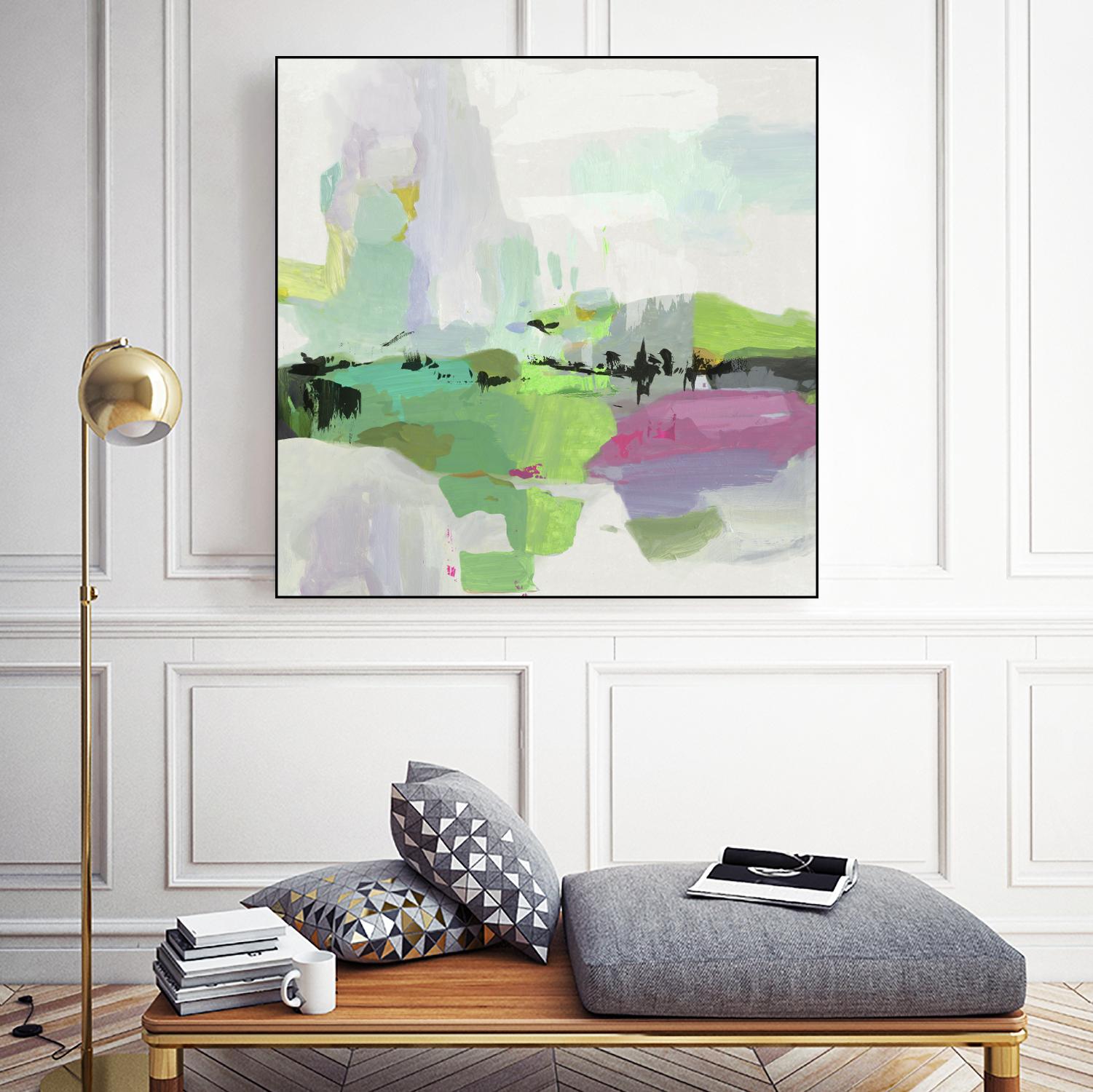 Abby Road by PI Studio on GIANT ART - green abstract