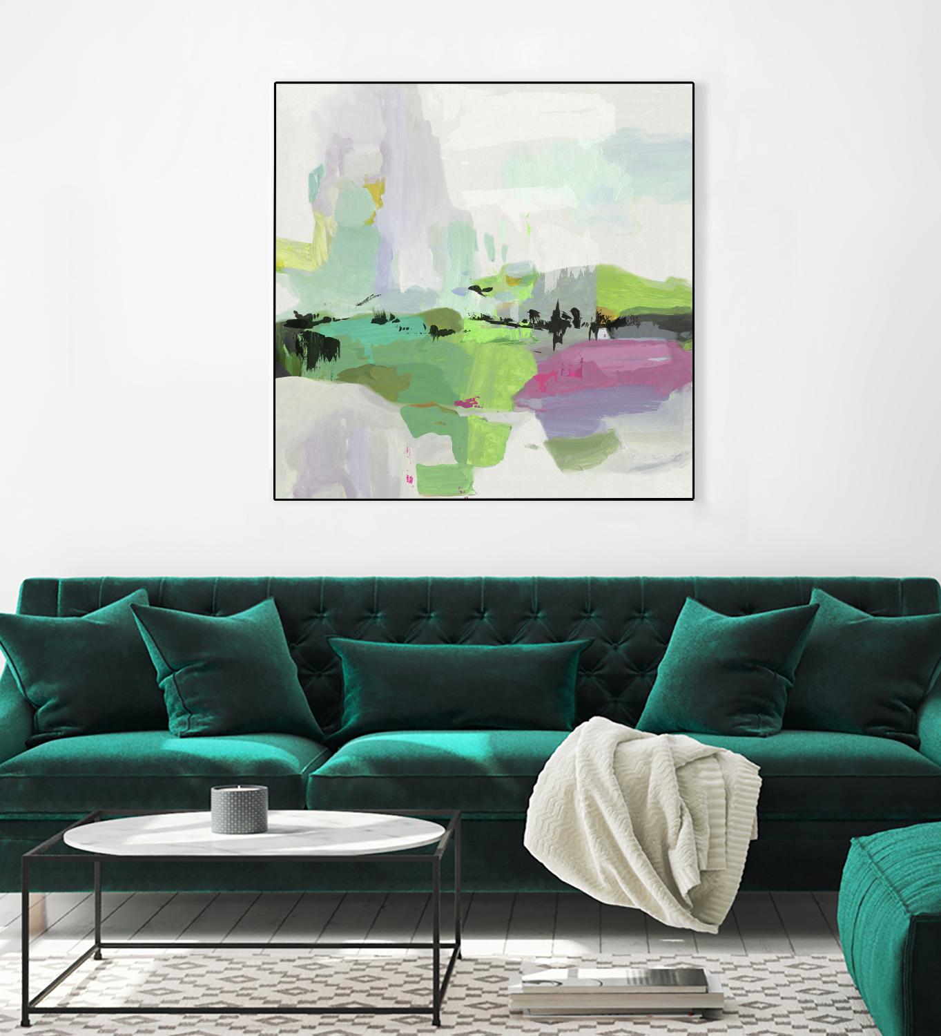 Abby Road by PI Studio on GIANT ART - green abstract
