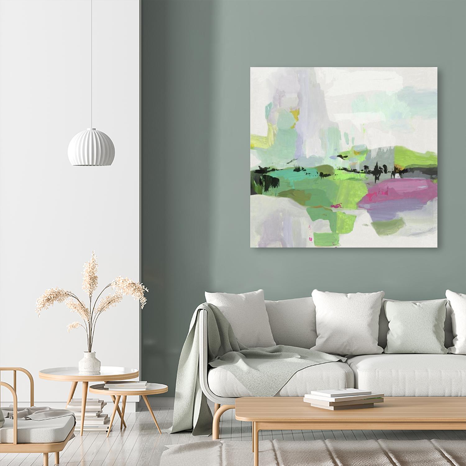 Abby Road by PI Studio on GIANT ART - green abstract