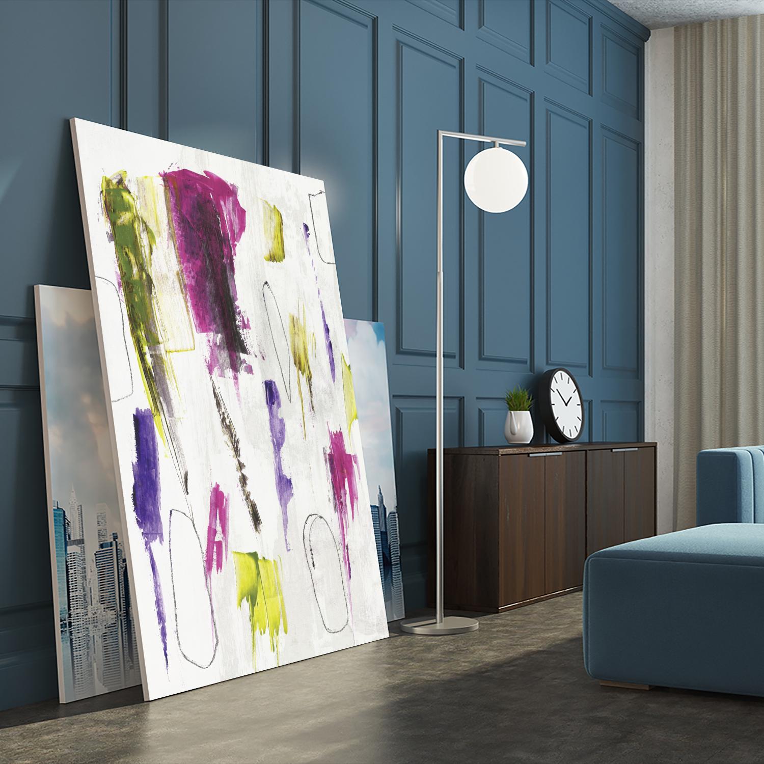 Colour splash I by PI Studio on GIANT ART - yellow abstract