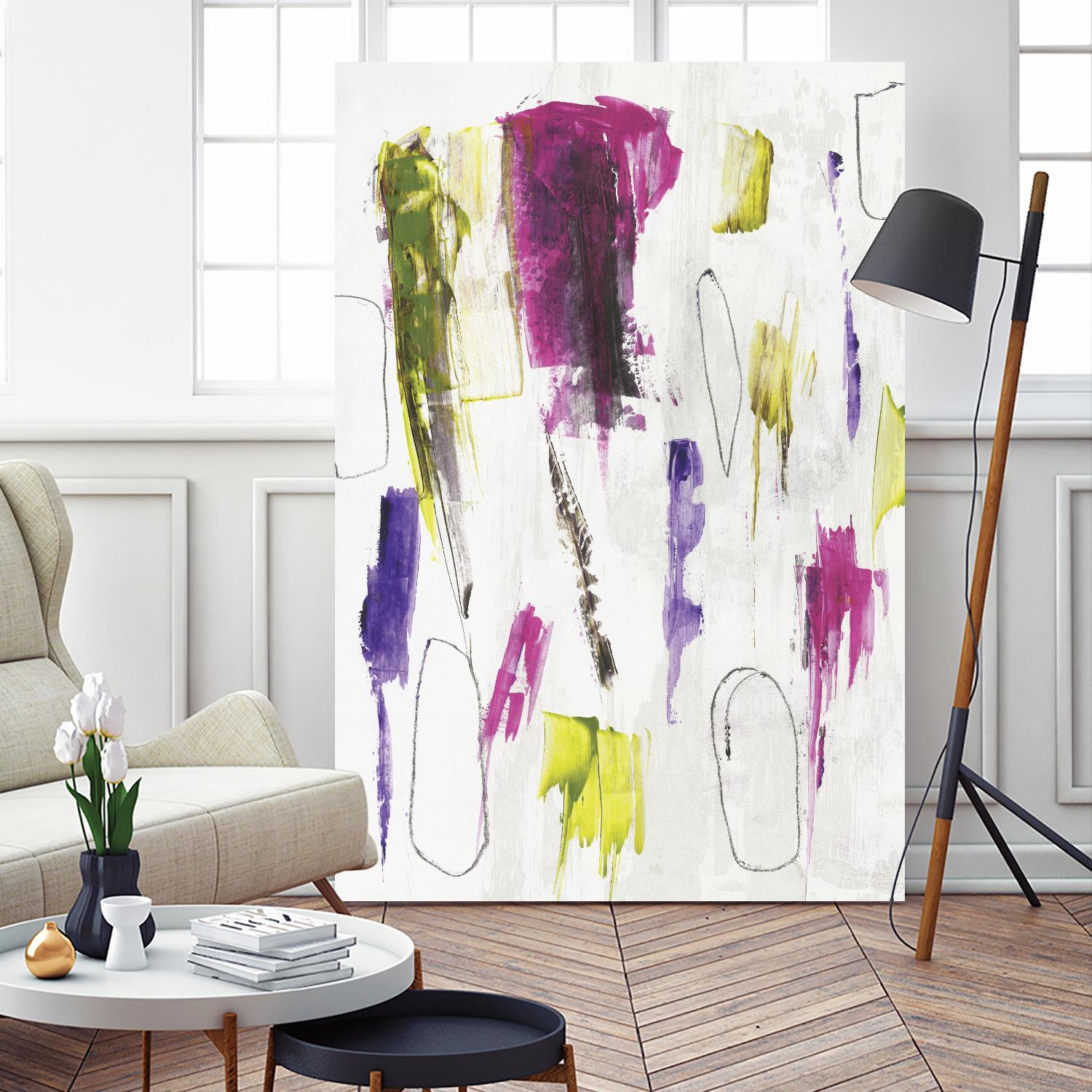Colour splash I by PI Studio on GIANT ART - yellow abstract