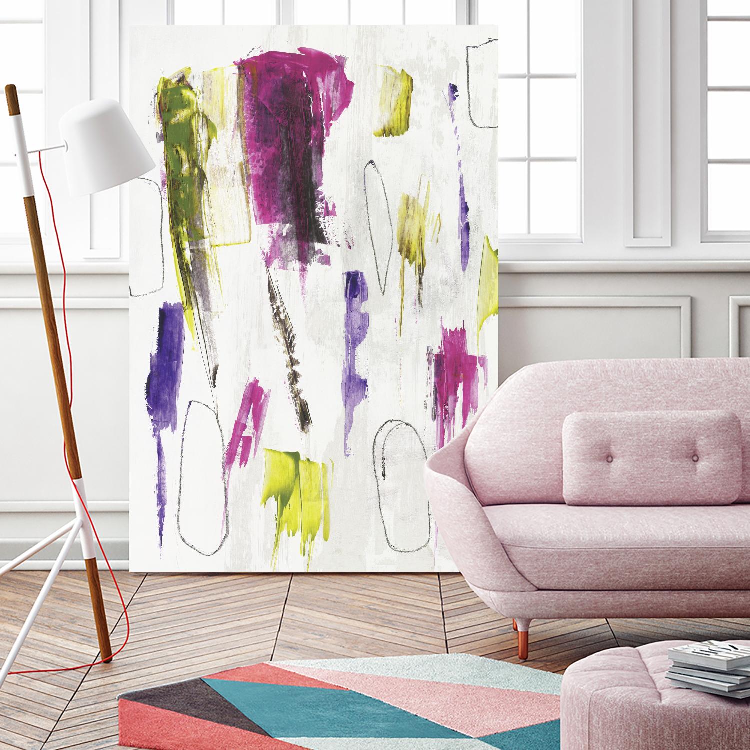 Colour splash I by PI Studio on GIANT ART - yellow abstract