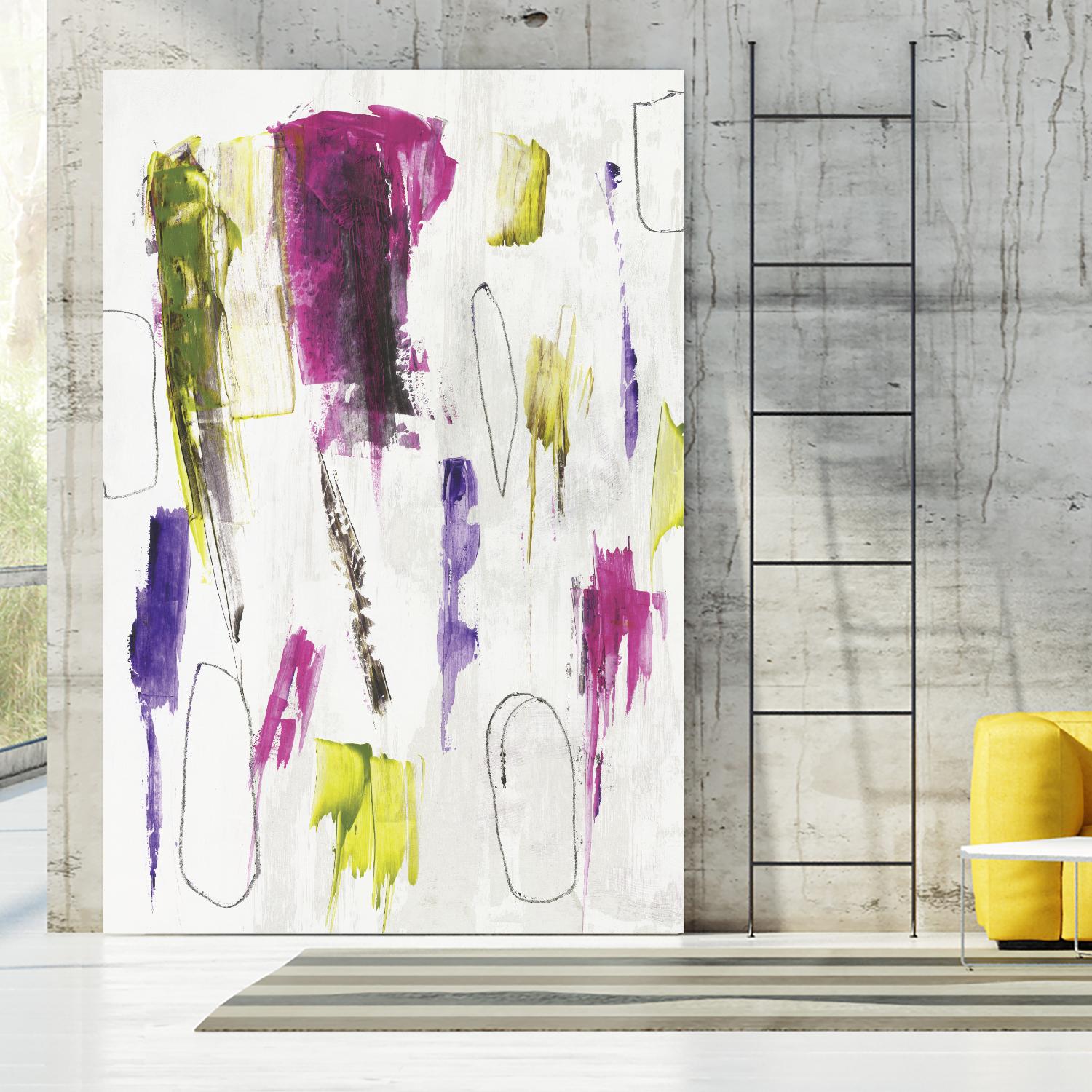 Colour splash I by PI Studio on GIANT ART - yellow abstract