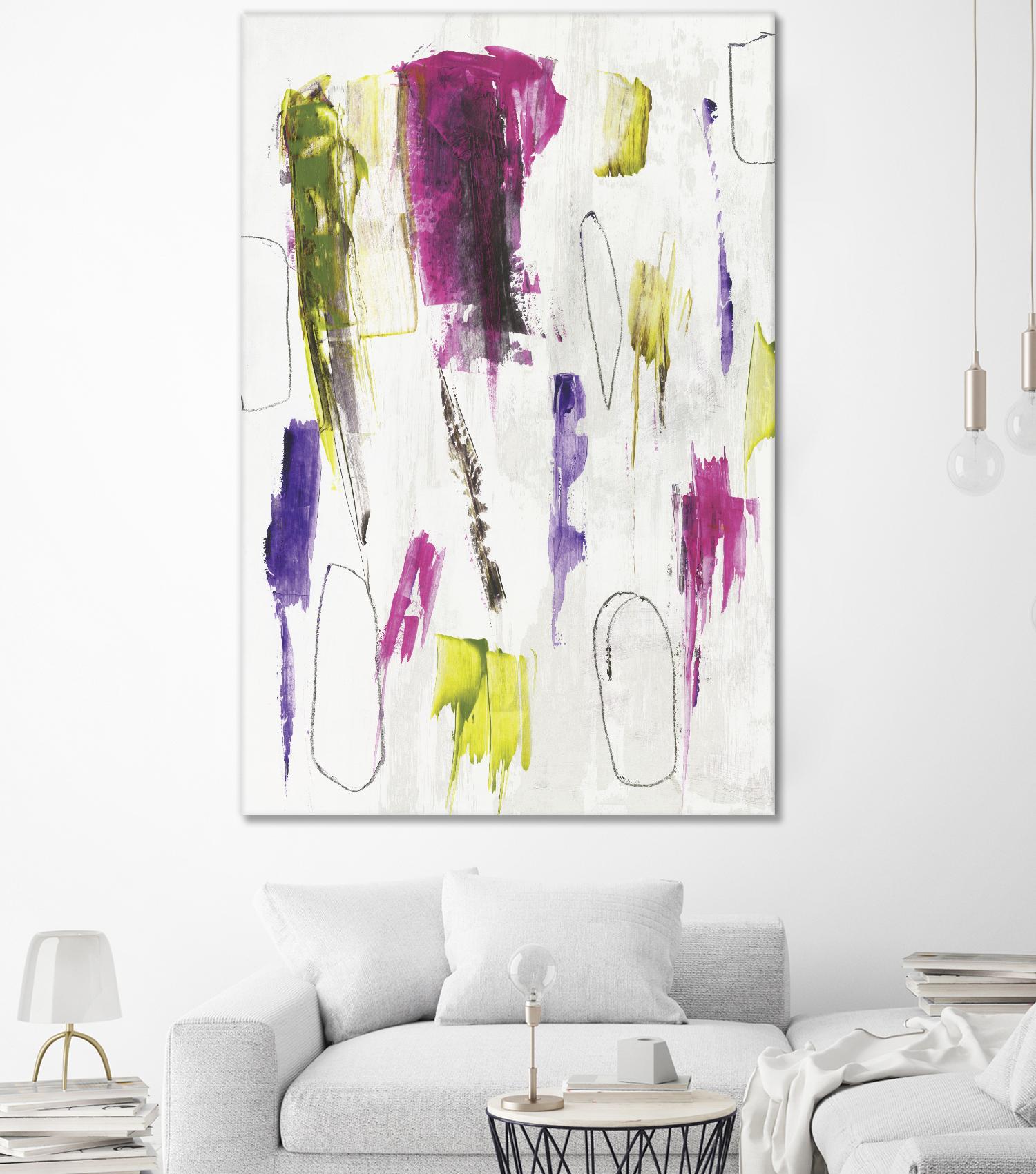 Colour splash I by PI Studio on GIANT ART - yellow abstract