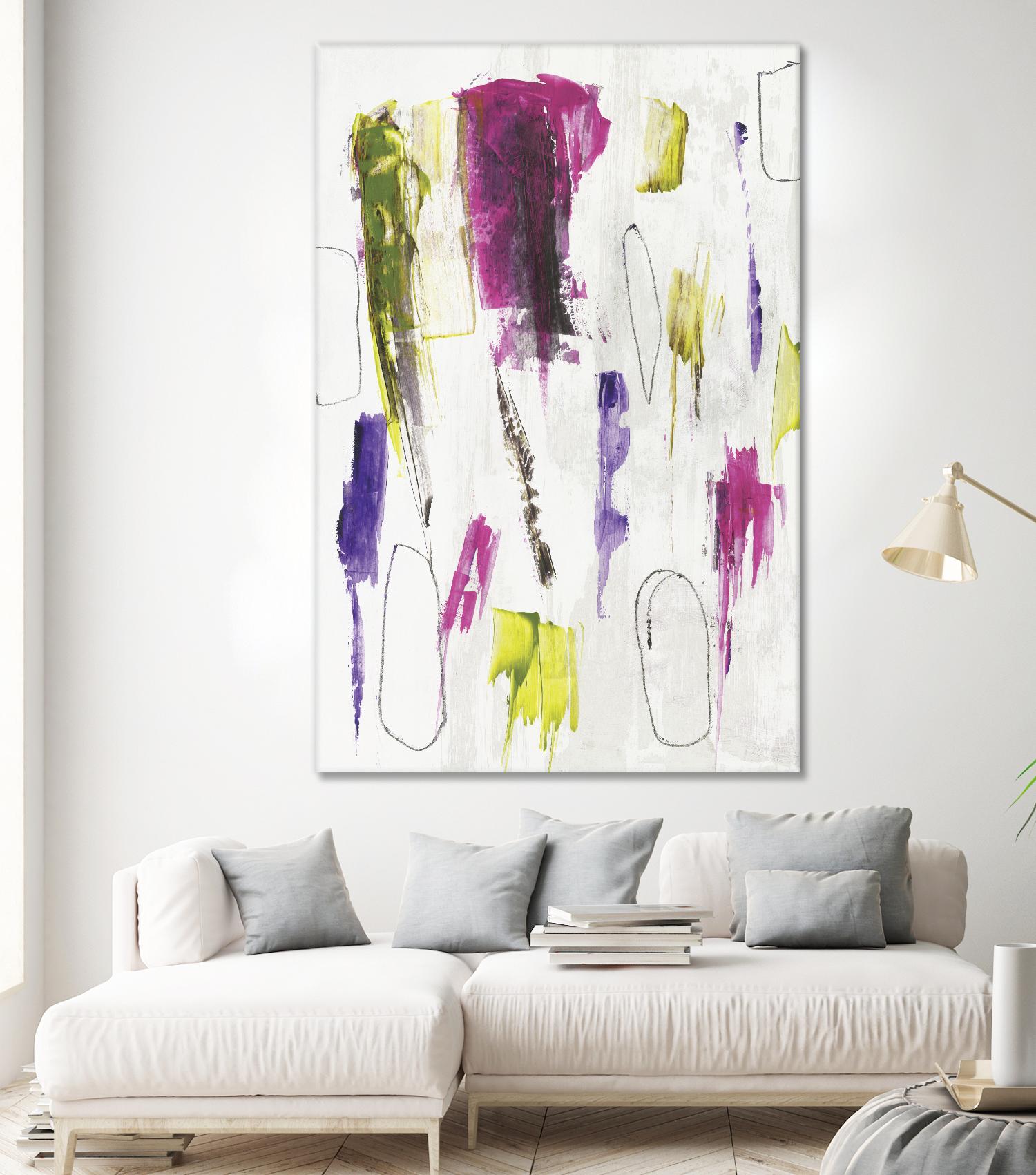Colour splash I by PI Studio on GIANT ART - yellow abstract