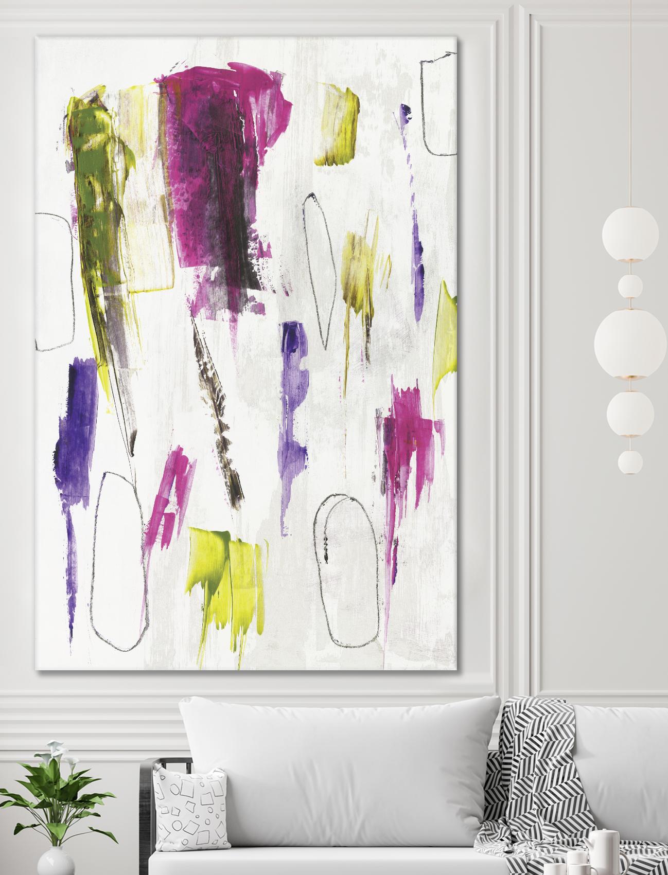 Colour splash I by PI Studio on GIANT ART - yellow abstract