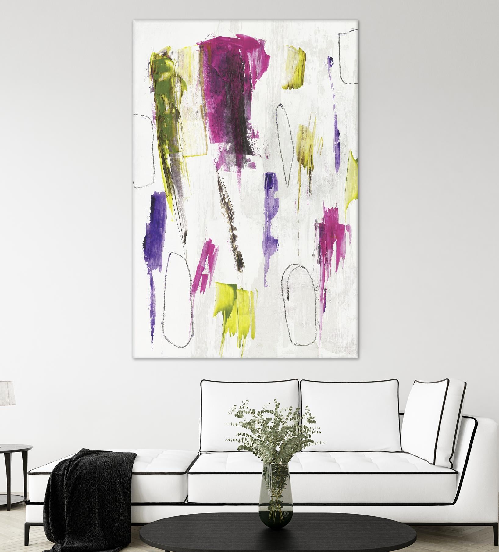 Colour splash I by PI Studio on GIANT ART - yellow abstract