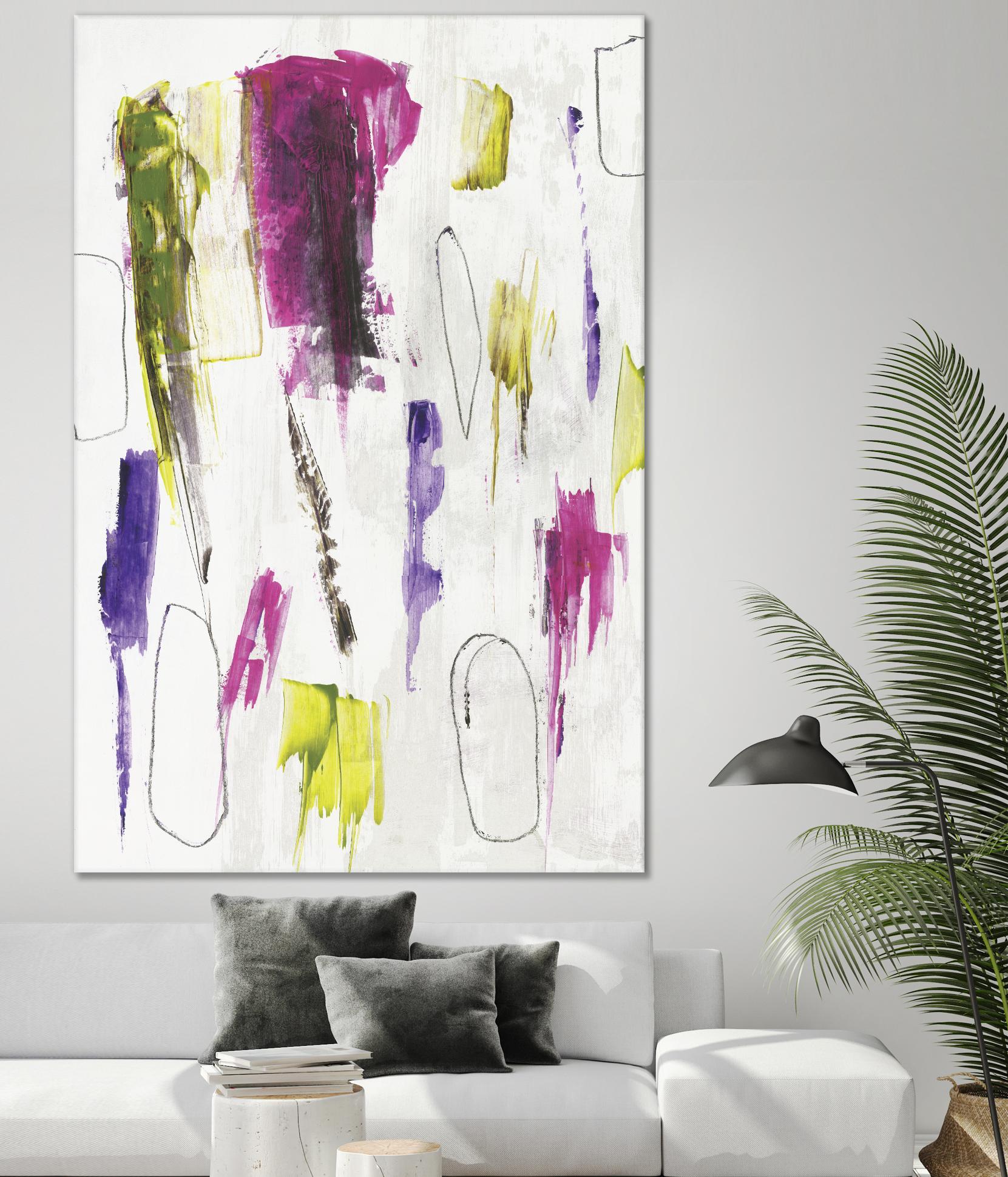 Colour splash I by PI Studio on GIANT ART - yellow abstract