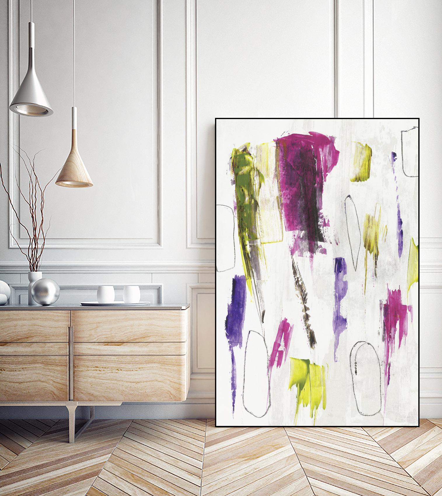 Colour splash I by PI Studio on GIANT ART - yellow abstract