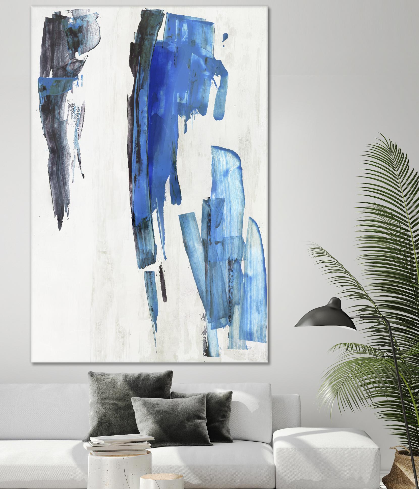 Touch of Black by PI Studio on GIANT ART - blue abstract
