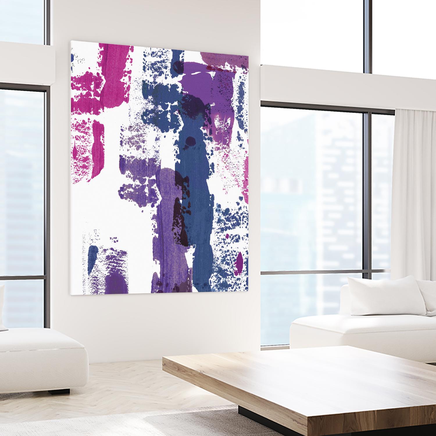 Colour splash II by PI Studio on GIANT ART - blue abstract