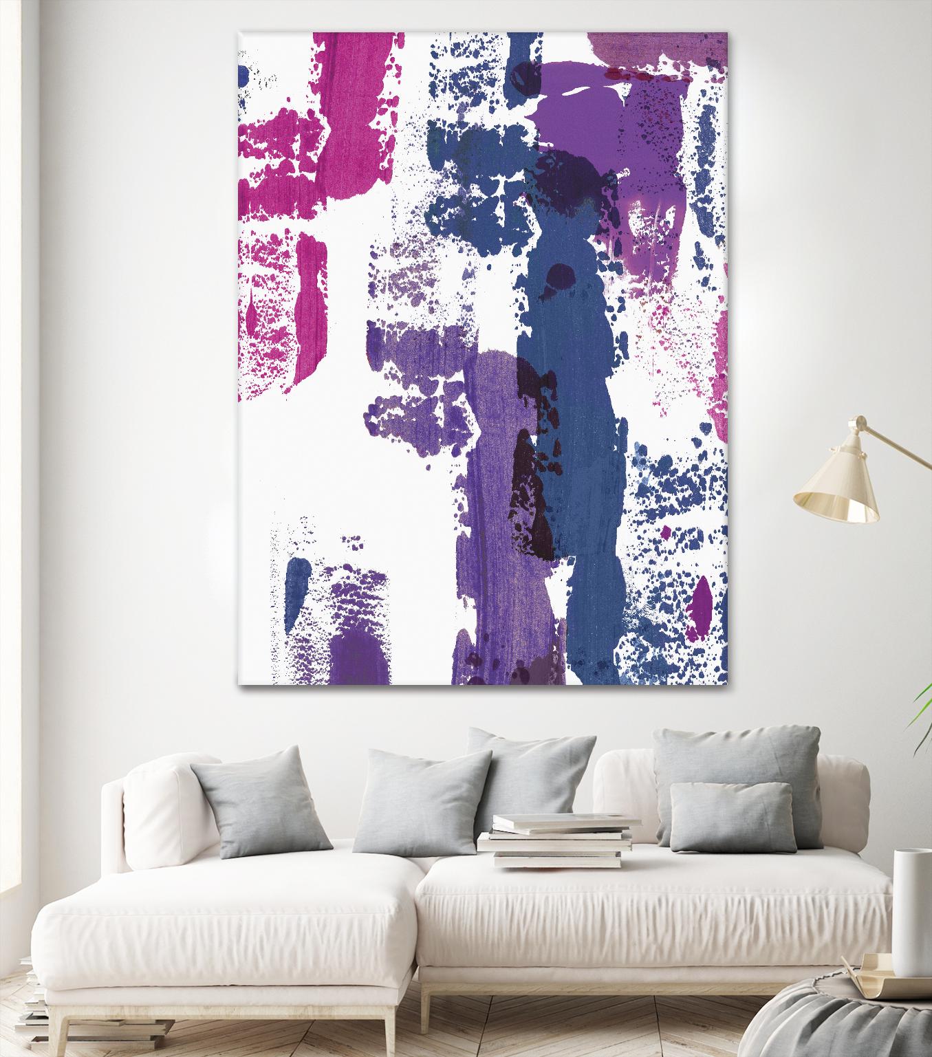 Colour splash II by PI Studio on GIANT ART - blue abstract