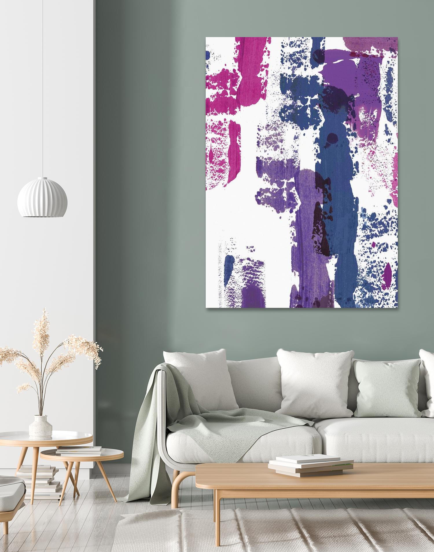 Colour splash II by PI Studio on GIANT ART - blue abstract