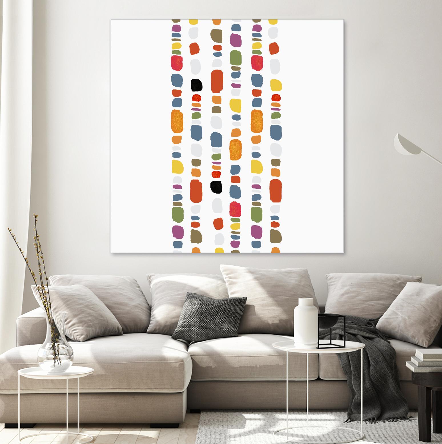 Pebble I by PI Studio on GIANT ART - orange abstract