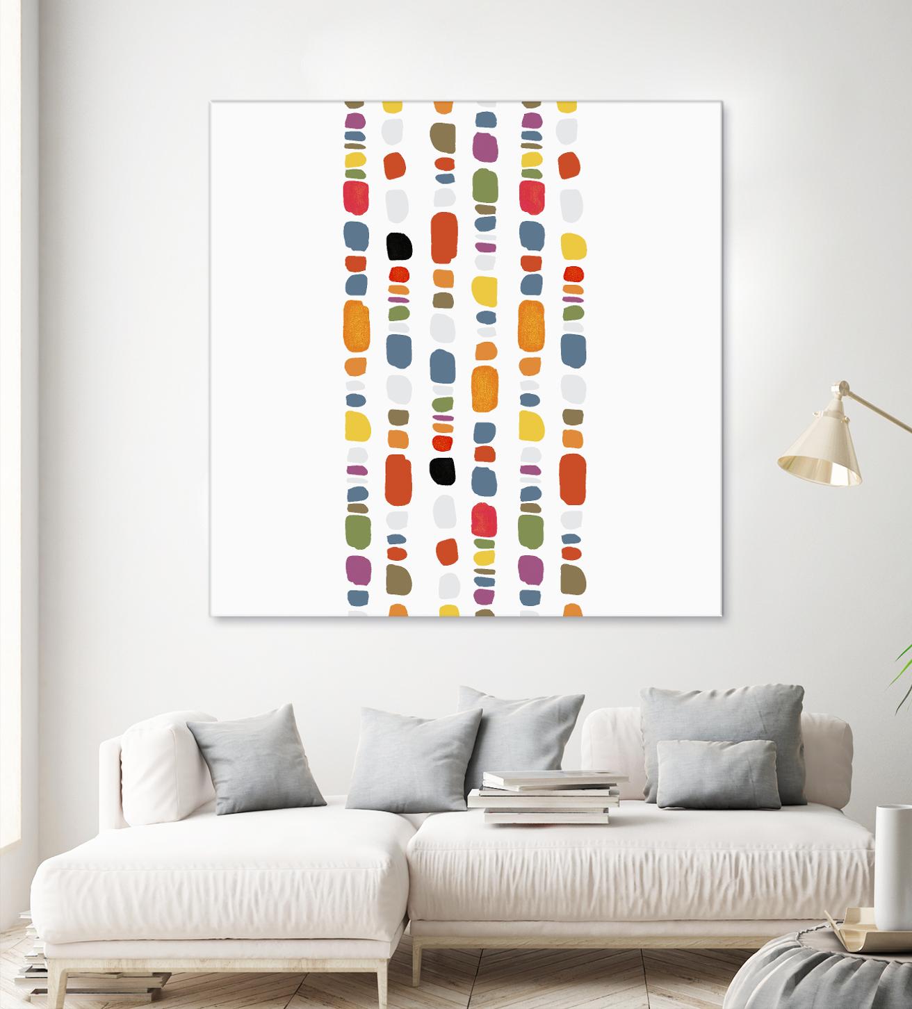 Pebble I by PI Studio on GIANT ART - orange abstract