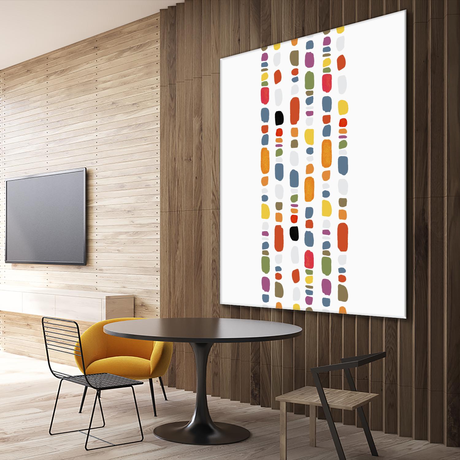Pebble I by PI Studio on GIANT ART - orange abstract