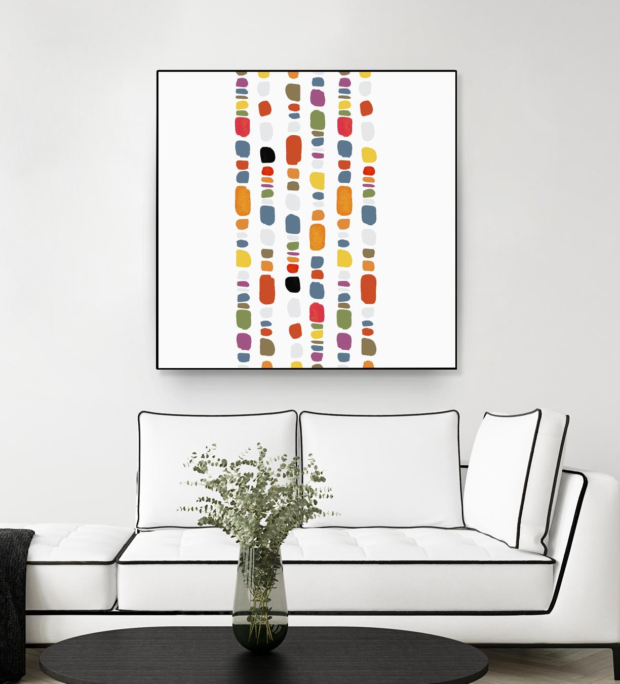 Pebble I by PI Studio on GIANT ART - orange abstract
