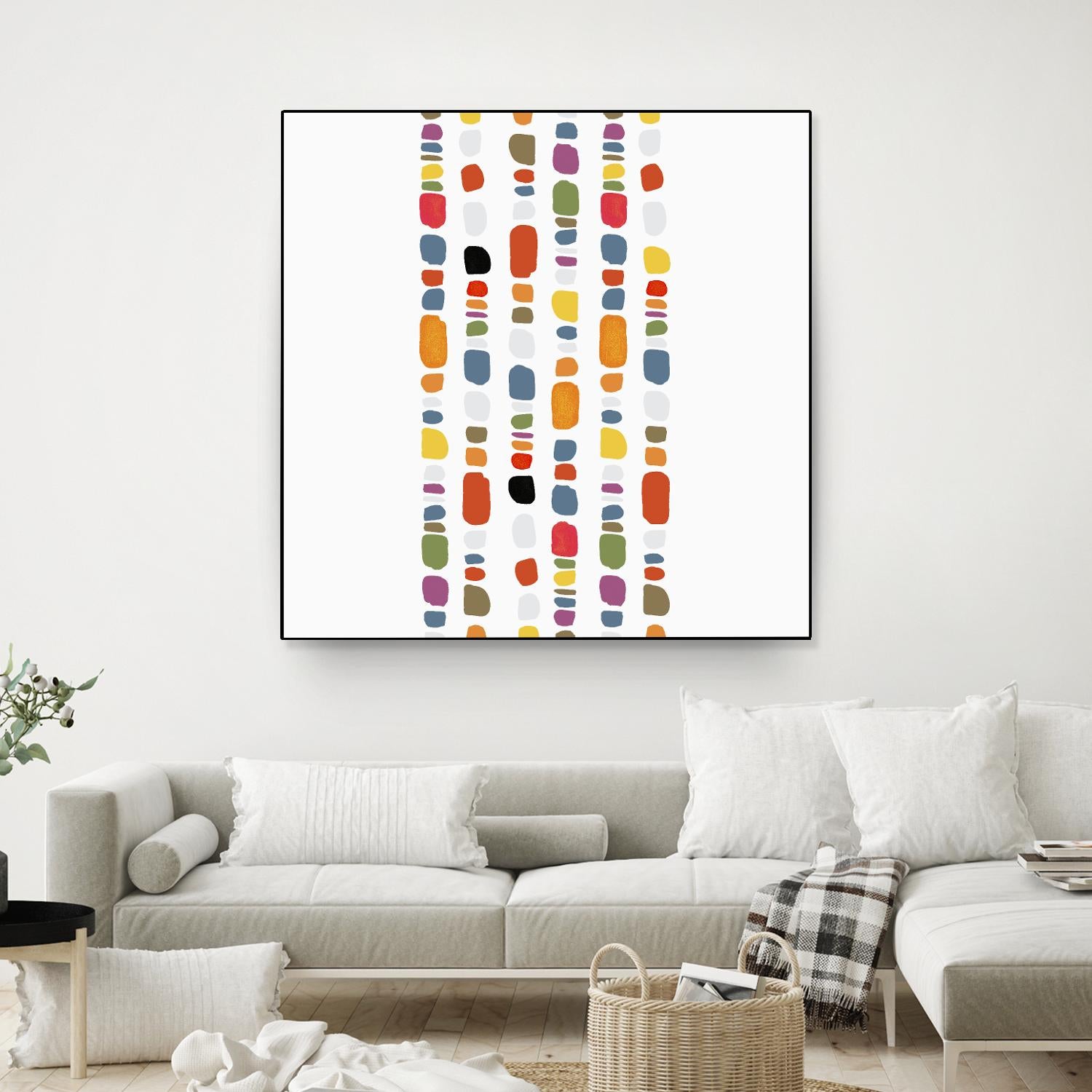 Pebble I by PI Studio on GIANT ART - orange abstract